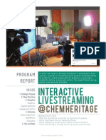 Program Report: Livestreaming Engagement Model For Cultural Heritage