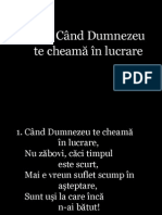 Când Dumnezeu Te Cheamă În Lucrare