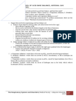 Control of Acid Base Balance, Arterial Gas Analysis: SGD B.5 / Day 6