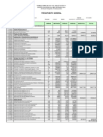 Presupuesto Rehabilit Vias FFCC