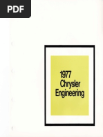 1977 Chrysler Engineering