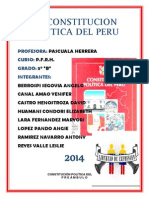 La Constitucion Politica Del Peru