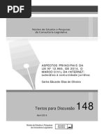 TD 148 - 2014 - CONLEG-SENADO - Aspectos Principais Marco Civil Da Internet