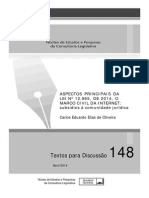 TD 148 - 2014 - CONLEG-SENADO - Aspectos Principais Marco Civil Da Internet