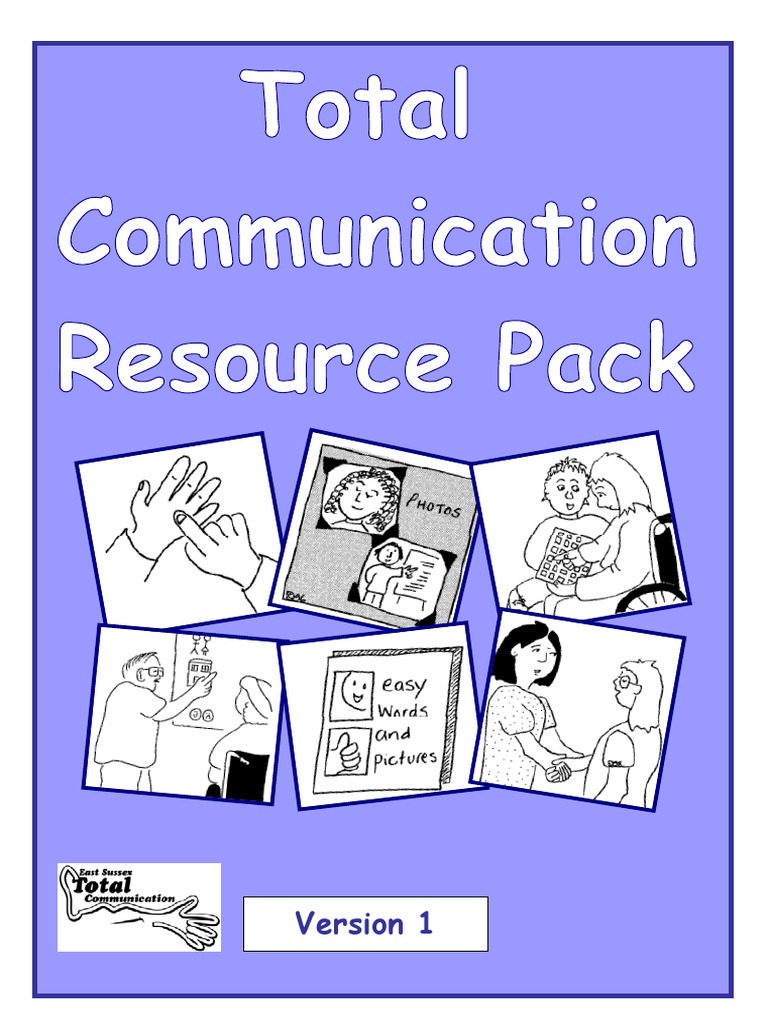 Total Communication Resource Pack PDF Nonverbal Communication Communication