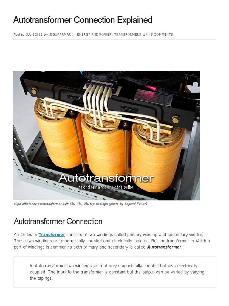 Autotransformer Connection Explained Transformer Electrical Engineering