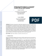 Design of Cooperative Processes in A Customersupplier Relationship - An Approach Based On Simulation and Decision Theory