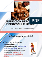 Nutrición Deportiva y Ejercicio - Fisicoculturistas