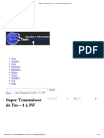Super Transmissor de FM - 1 À 3W - Toni Eletronica One PDF