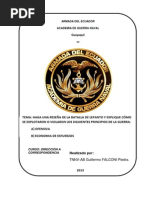 Aplicación de Los Principios de La Guerra en Las Guerra de Lepanto