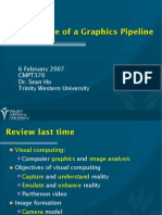 Architecture of A Graphics Pipeline