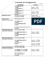 Hp-33S Survey and Cogo Program - Input /output Quick Instructions