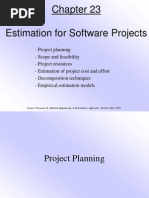 Pressman CH 23 Estimation For Software Projects 2