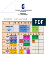 Time Table - 2 PISMP 2014