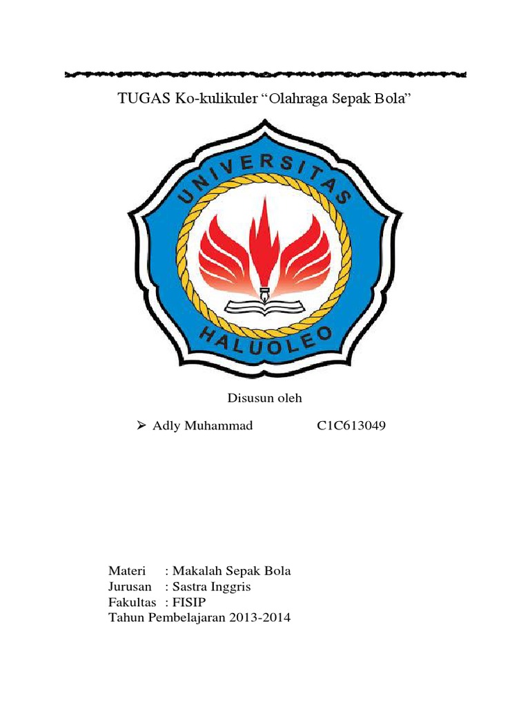 Contoh Makalah Sepak Bola Aneka Macam Contoh