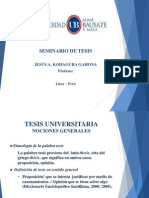 Seminario de Tesis - 1