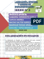 Dolarización en Ecuador Diapositivas