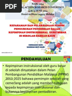 Kefahaman Dan Pelaksanaan Fungsi Pengurusan Pendidikan Dalam Kepimpinan Instruksional Guru Besar Di Sekolah Daerah Raub