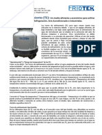 FRIOTEK - INFORME TECNICO - Torres de Enfriamiento para Agua PDF