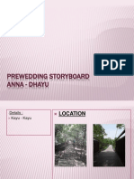 Prewedding Storyboard Anna-Dhayu