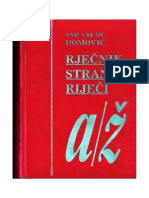 Anic, Klaic, Domovic - Rjecnik Stranih Rijeci