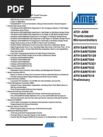 AT91SAM7S Datasheet