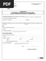 Certificat de Retenue d'Impôt en Tunisie | PDF