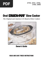 Download Rival Slow Cooker 3760 by shinks9 SN23257076 doc pdf