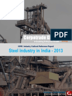 Steel Industry in India 2013 Report