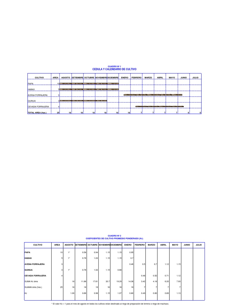 Calculo Demanda de Agua Challacollo | PDF