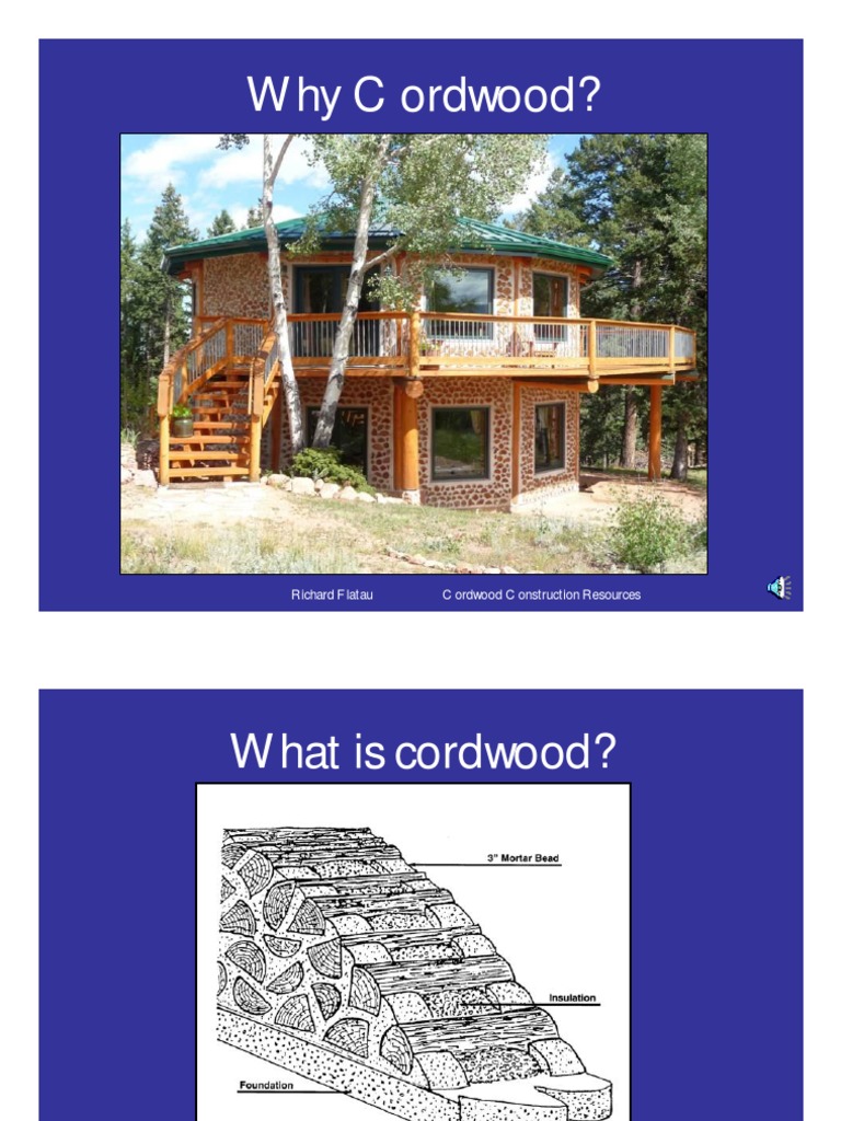 Why Cordwood PDF Building Building Engineering