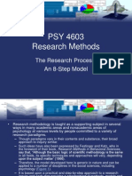 The Research Process as 8-Step Model - Research Methods (Psychology).ppt