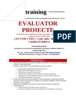 24 - 27 Iulie Evaluator Proiecte Docx