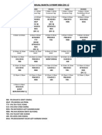 Timetable SEM 3