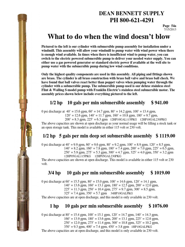 Aermotor Windmill Pump Installation Guide | PDF | Pump | Valve