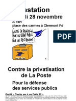 Samedi 28 Novembre: Manifestation