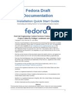 Fedora Draft Documentation: Installation Quick Start Guide