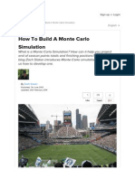 Monte Carlo Simulation Soccer