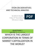 Presentation on Derivatives and Technical Analysis