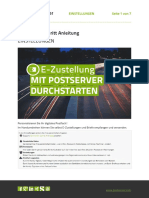 Schritt-für-Schritt Anleitung Postserver