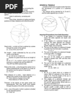 Spherical Trigonometry