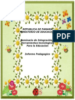 Informe Pedagogico Entre Pares