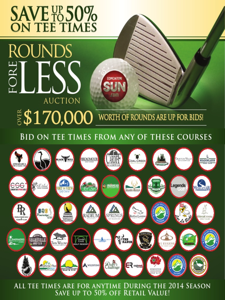 Golf Enthusiasts' Tee Time Auction | PDF