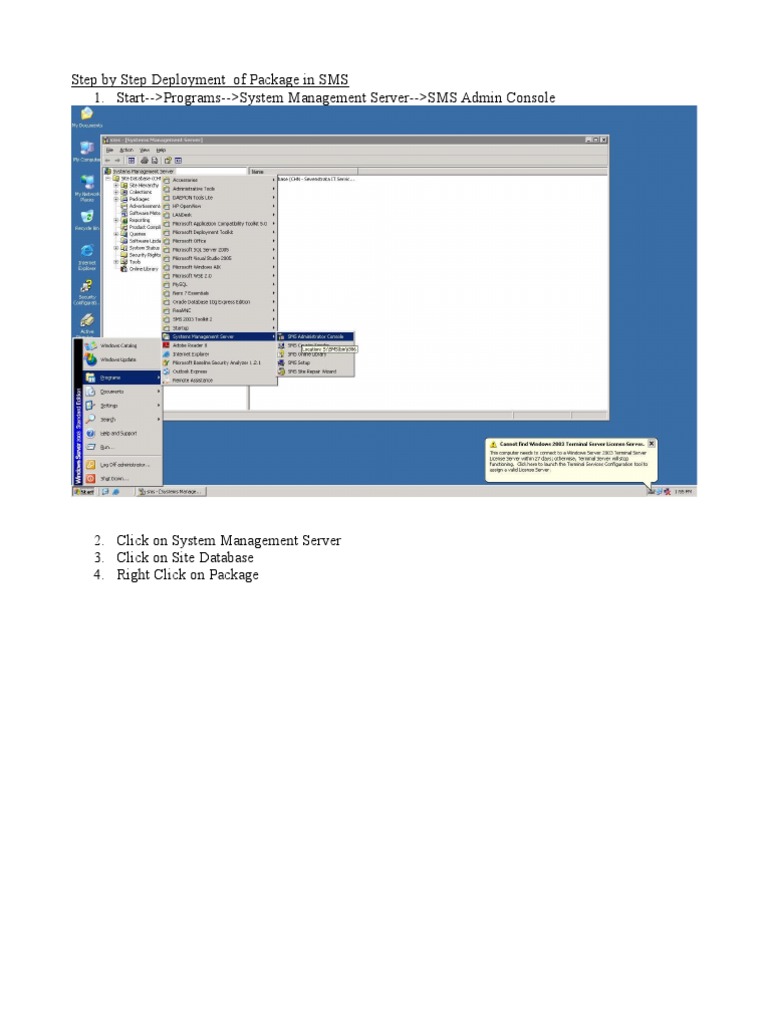 SMS Package Deployment Guide | PDF