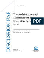 Banzhaf Boyd the Architecture and Measurement of an Ecosystem Services Index