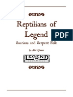 Reptilians of Legend