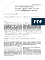 Dyscalculia Compreendendo A Dissociação - Number Size