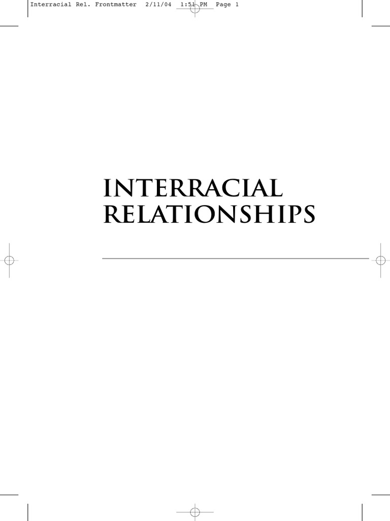Study on interracial relationship