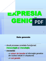  Expresie Genica