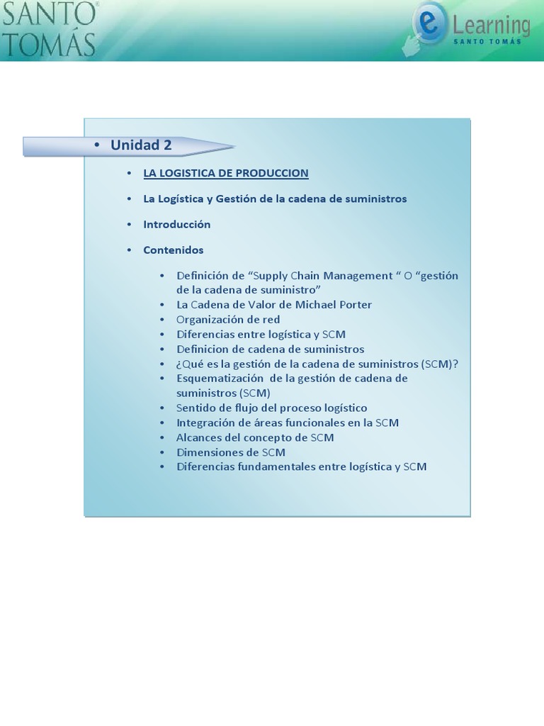 Logística y Gestión de la Cadena de Suministro | PDF | Logística ...